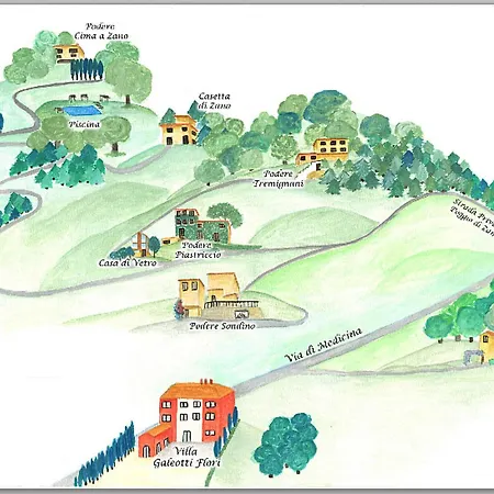 Podere Cima A Zano - Apt-alfiero By Interhome Διαμέρισμα *